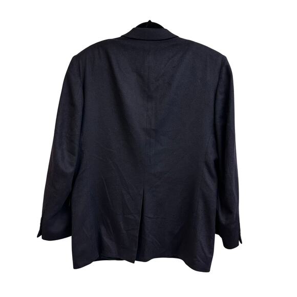Branford & Taylor Men's Navy Blue 100% Cashmere Blazer Sport Jacket 48R**** - Picture 5 of 9